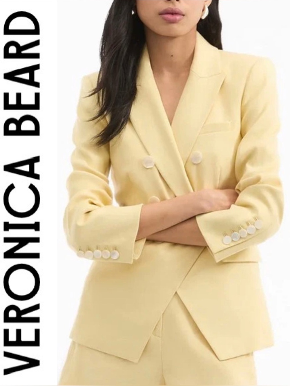 Veronica Beard 💛 Miller Linen Blazer